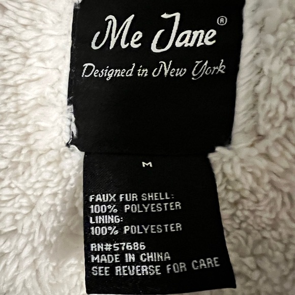 Me Jane Oversized Sherpa Fleece Size Medium - Picture 2 of 5